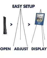 Quartet Easel Stand Collapsible Portable Display stand for Painting/Whiteboard