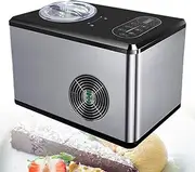 Commercial Stainless Steel Ice Cream Maker Machine, Fully Automatic Ice Cream Machine, with LCD Display, Countertop Soft Serve Machine, for Restaurants Dessert Shops, Coffee Shops