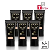 在飛比找momo購物網優惠-【ttmax】全效完美修飾CC霜 SPF33 PA+++(6