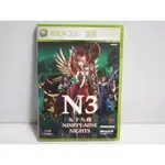 {哈帝電玩}~XBOX360 原版遊戲 N3 九十九夜 中文版 光碟微刮 有盒書~