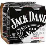 [Jack Daniels] Jack Daniels Double Jack & No Sugar Cans 375mL