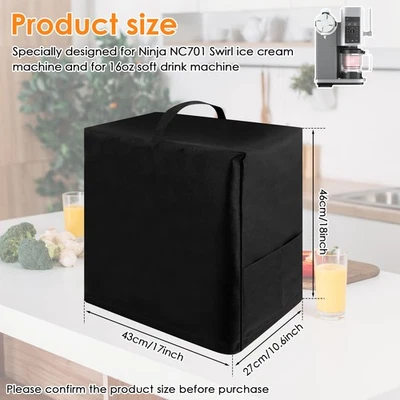 Dust Proof Ice Cream Machine Dust Cover Portable Ice Cream Maker Machine qigMx