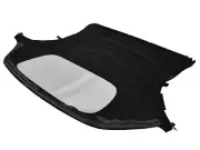 Fits: Porsche Boxster 97-02 Soft Top w/DOT Plastic Window BLACK Haartz Canvas