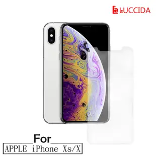 LUCCIDA Apple iPhone XS / X 9H防爆玻璃貼 霧面 現貨 蝦皮直送