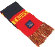 Adelaide Crows Official AFL Supporter Traditional Knitted Winter Bar Scarf