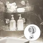 Suction Cup Hook Organizer Wall-mounted Storage Tray Shower Box Bathroom Shelf