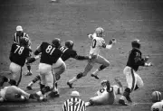 Green Bay Packers Qb John Roach In Action 1963 Old Football Photo 1