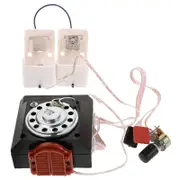 Vintage Cuckoo Clock with Quartz Movement Wall Hanging Clock Movement Silent Mechanism Part No Hook for Home Hotel Store Black 7.40X7.10X4.00CM