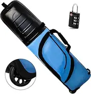 Golf Travel Bag Upgraded ABS Hard Shell Top Golf Flight Bag With New Smooth Wheels Golf Travel Case For Airlines
