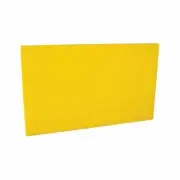 Cutting / Chopping Board 450x600x13mm Yellow Polyethylene HACCP Colour Coded