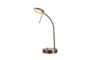 Vincenzo LED Modern Elegant Table Lamp Desk Light - Antique Brass
