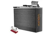 VoltX 12V 100Ah Slim Lithium Battery + Bus Bar M8 Power Distribution Terminal Block (4 GANG 300A Red)
