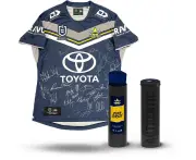 NRL - NORTH QUEENSLAND COWBOYS 2024 SQUAD SIGNED JERSEY