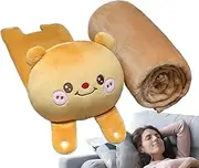Toddler Nap Mat,Cute Soft Kids Sleeping Mat in Capybara Shape | Travel Pillows, Comfortable Shawl for Family, Friends, Pool, Garden Or Beach
