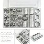 Washers Tool 450pcs Aluminum Assortment Equipment Flat Metric Plain Screw Useful