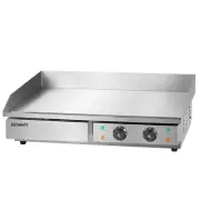 Devanti 4400W Commercial Electric Griddle Stainless Steel BBQ Grill Hot Plate Au