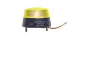 LED Strobe Light 12VDC Weatherproof Flashing for Emergency Security Alarm Yellow