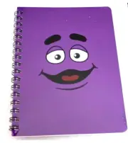 McDonalds Grimace Mini Swag Spiral Notebook Journal Diary New Sealed