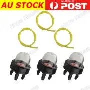 3 pcs General Primer Bulb & 3 pcs Fuel Lines for Chainsaws Brushcutters Trimmer