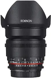 Rokinon DS16M-C 16mm T2.2 Cine Wide Angle Lens for Canon EF-S Digital SLR
