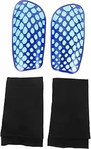 Anneome 1 Set Breathable Football Shin Guards for Adults Protective Calf Gear Energy Absorption Comfortable Fit for Soccer Players for Ages