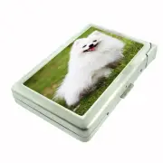 Dog Pomeranian 2 Cigarette Case w/ Built In Lighter