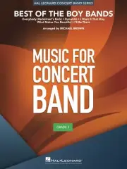 Best of the Boy Bands Young Concert Band Sheet Music Book NEW 004008064