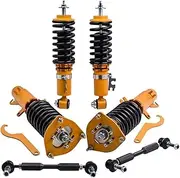 24 Ways Adjustable Damper Coilover Assembly Coilover ，Compatible With Mini Cooper R56 2007-2013 Adj Damper Shock Absorbers