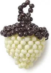 [Ornazy] 10Pcs 3D Handmade Acorn Pendant Glass Seed Beaded Nut Charms Thanksgiving Acorn Charms Ornaments for Jewellery Making DIY Crafting Earrings Supplies, Non-Precious Metal