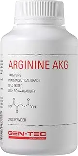Gen-Tec Nutrition Arginine AKG Powder, 200 Grams