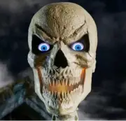 12 FT Standard Skelly Scary Head with LCD LifeEyes Accessory