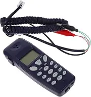 SOPOTUTU Corded Phone Tester LCD Display Volume Control Easy Use Design for Accurate Incoming Call Detection Hotel and Office Settings