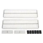 2 Pcs Adjustable Drawer Separators Divider Plastic DIY Socks Closet Organizer