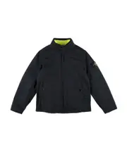 Stone Island Junior Logo Patch Zipped Fleece Jacket 8Y,12,14Y,12Y,10Y Black
