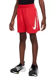 Nike Big Kids' Boys' Dri-FIT Graphic Training Shorts sz S Small (8-10) Red