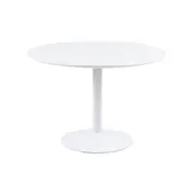 Modern Furniture TITAN Round Dining Table 110cm - White