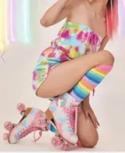 Dolls Kill x My Little Pony FRIENDSHIP MAGIC ROLLER SKATES Size 9 Mother’s Day