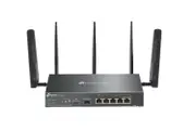 TP-Link ER706W-4G Omada 4G+ Cat6 AX3000 Gigabit VPN Router, 4G+, Dual Band Wi-fi 6, 6 Gigabit Ports (5 RJ45+1 SFP), 5 High-Gain Detach Ant. ER706W-4G