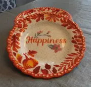 Pioneer Woman Woodland Whimsy "Happiness" Appetizer/Dessert Plates (4)