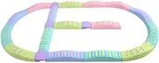 20 Piece Stepping Stones Set, Kids Balance Blocks, Non-Slip Textured Surface & Rubber Pads Bottom, Kids Fitness Equipment, Promote Agility, Strength, Active Play/7631 (Color : Style2)