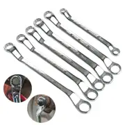 Chrome Vanadium Steel Metric Box End Wrenches with 45 Degree Offset Handles