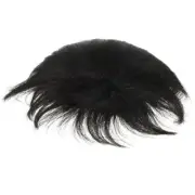 Refuse Wig Man Hair Replacement System Black Male Unit Bald Spot Patch