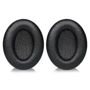 1 Pair For Sennheiser HD200 Pro Headset Ear Pads Protein Leather + Memory Foam Ear Cushions