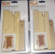 2 Home Depot Kids Workshops Fun Picture Frame Wooden Project Kit Craft age6+ new