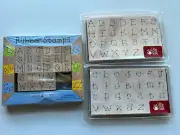 Close To The Heart Ink Rubber Stamps Alphabet Uppercase Lowercase