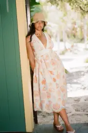 NWT Anthropologie Maeve Embroidered Shell Midi Sundress size 8 Orig $260