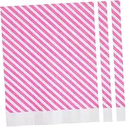 ibasenice 100pcs Striped Disposable Paper Wristbands for Events Parties Concerts Lightweight and Durable for Amusement Parks and Gatherings Vibrant Design Enhances Customer Experience