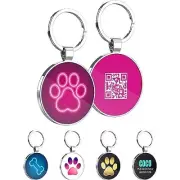 KEKID QR Code Dog TagDog Tags Personalized for Pets Custom Dog Name ID Tags P...