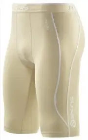 SKINS A200 MENS COMPRESSION HALF TIGHT - FLESH | GREAT BARGAIN