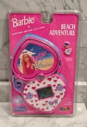 Vintage BARBIE Girls Portable Arcade LCD Game Beach Adventure NEW And SEALED